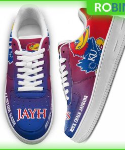 Personalized Kansas Jayhawks Sneakers – Custom AF 1 Shoes