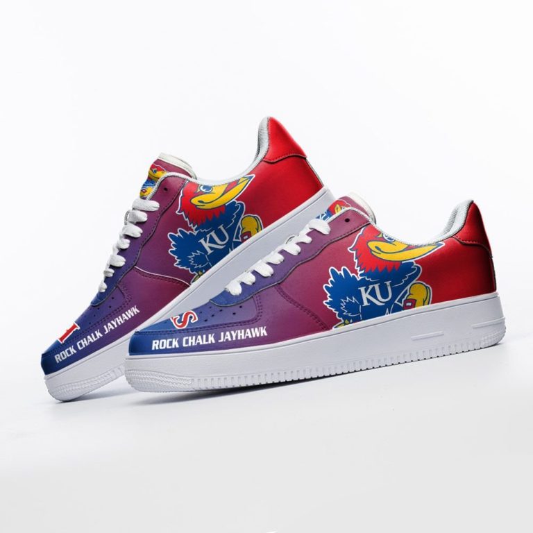 Personalized Kansas Jayhawks Sneakers – Custom AF 1 Shoes
