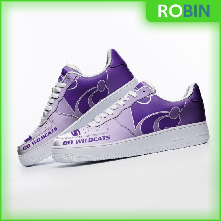 Custom Name Kansas State Wildcats Custom AF1 Sneakes