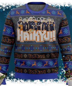 Karasuno High Haikyuu Ugly Christmas Sweater