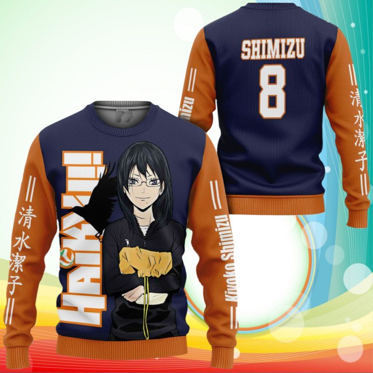 Karasuno Kiyoko Shimizu Sweatshirt Haikyuu Anime Sweater