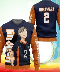 Karasuno Koshi Sugawara Sweatshirt Haikyuu Anime Sweater