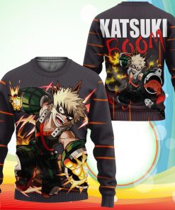 Katsuki Bakugo Sweatshirt Dynamight My Hero Academia Anime 3D Printed Sweater