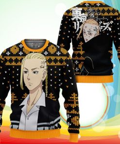 Ken Ryuuguuji Draken Ugly Christmas Sweater Anime Tokyo Revengers Xmas Gifts