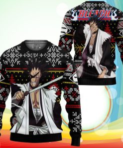Kenpachi Zaraki Ugly Christmas Sweater Anime Bleach Xmas Gifts