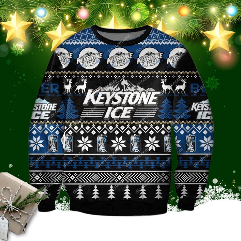 Keystone Ice Beer 3d Print Ugly Sweatshirt
