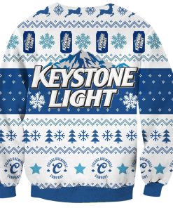 Keystone Light Beer Print Ugly Christmas Sweatshirt