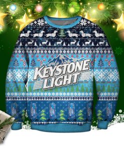 Keystone Light Beer Ugly Christmas Sweater