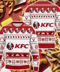 Kfc 3D Printed Ugly Christmas Sweatshirt