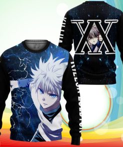 Killua Zoldyck Sweatshirt Skill Hunter X Hunter Anime 3D Printed Sweaters