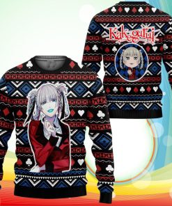 Kirari Momobami Ugly Christmas Sweater Anime Kakegurui Xmas Gifts