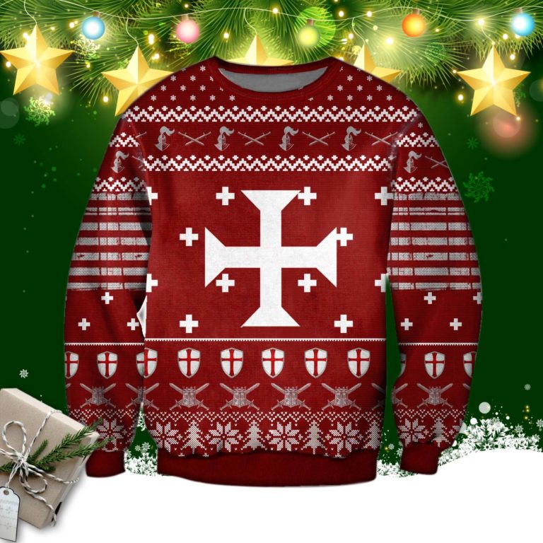 Knight Templar My Rock 3d Print Ugly Christmas Sweater