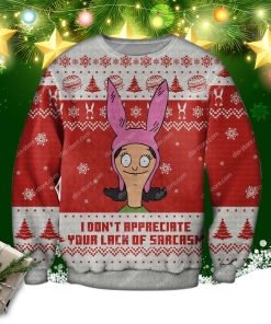 Knitting Pattern Bob’s Burgers 3d Print Ugly Christmas Sweater