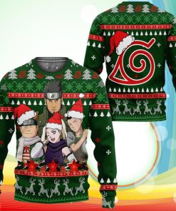 Konoha Team 10 Ugly Christmas Sweater Naruto Anime Xmas Gifts