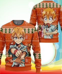 Kou Minamoto Ugly Christmas Sweater Anime Toilet-bound Hanako-kun Xmas Gifts