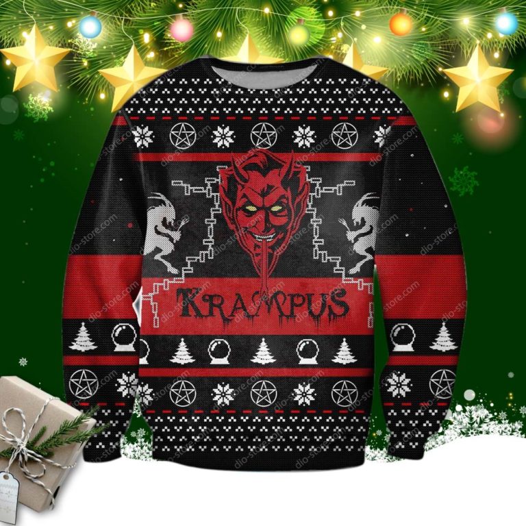 Krampus Horror Movie 3d Print Ugly Christmas Sweatshirt