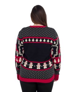 Krampus Knit Ugly Christmas Sweater, Sweatshirt Krampus Knit Ugly Christmas Sweater, Sweatshirt