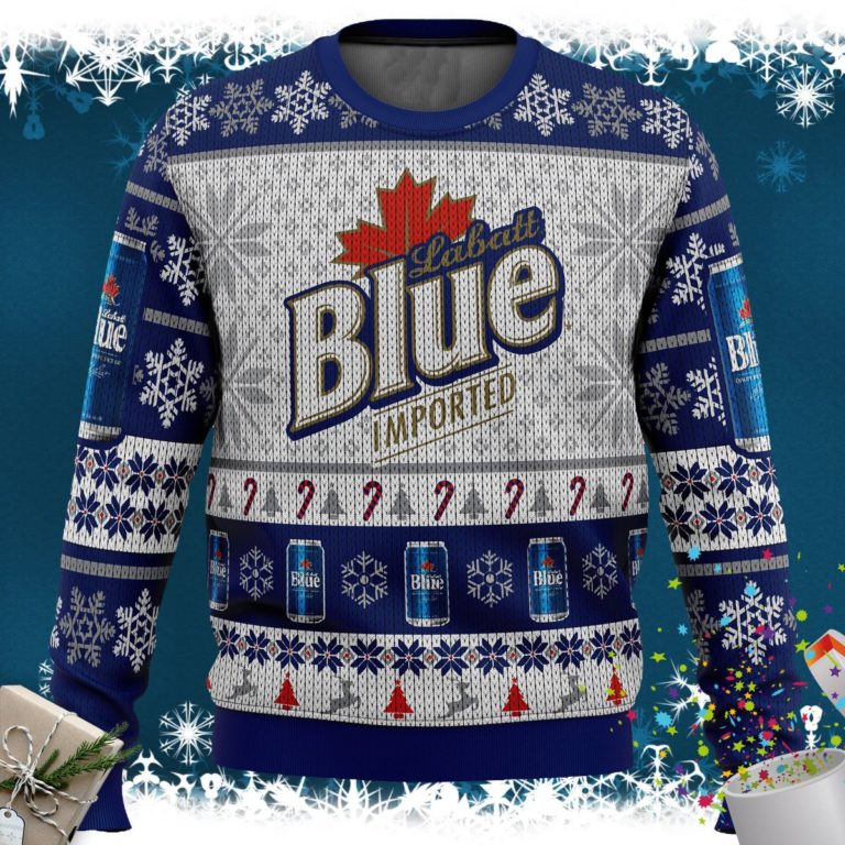 Labatt Blue Ugly Christmas Sweater