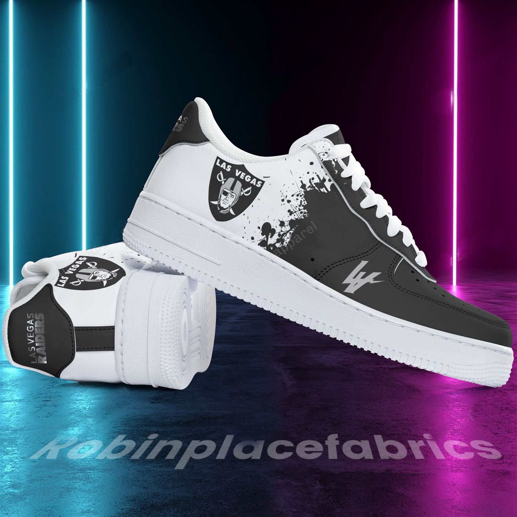 Oakland Raiders Air Force Football Shoes V40 On Sale - Tana Elegant