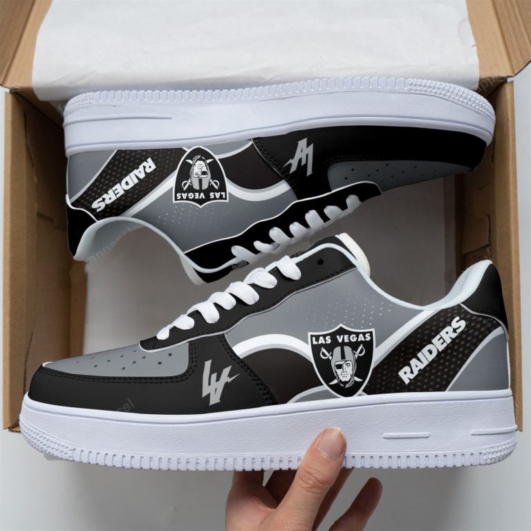 Las Vegas Raiders Football Air Force 1 Shoes – Custom Sneakers 258RB-NAF