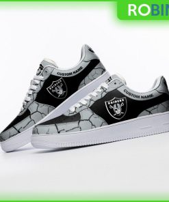 Custom Name Las Vegas Raiders NFL Custom AF1 Sneakes