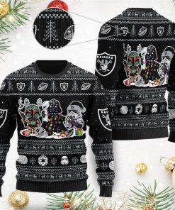Las Vegas Raiders Star Wars Christmas Ugly Sweater Darth Vader Boba Fett Stormtrooper RBSWEATSHIRT511 Las Vegas Raiders Star Wars Christmas Ugly Sweater Darth Vader Boba Fett Stormtrooper RBSWEATSHIRT511