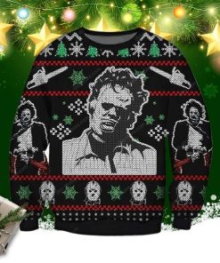 Leatherface 3d Print Ugly Sweater