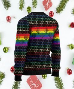 LGBT Rainbow Christmas Ugly Sweater