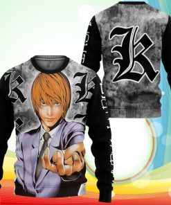 Light Yagami Sweatshirt Kira Death Note Anime Merch