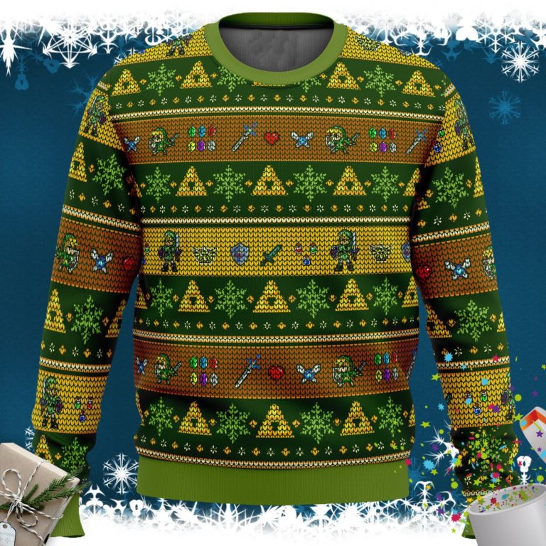 Link Adventure Legend of Zelda Ugly Christmas Sweater