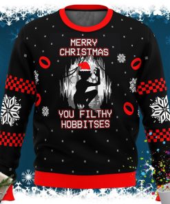 Lord of the Rings Filthy Hobitses Ugly Christmas Sweater