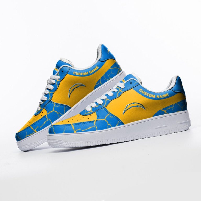 Los Angeles Chargers NFL Custom AF1 Sneakes