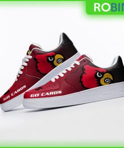 Louisville Cardinals Custom AF1 Sneakes