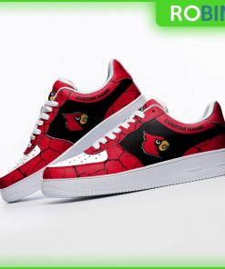 Louisville Cardinals NCAA Custom AF1 Sneakes