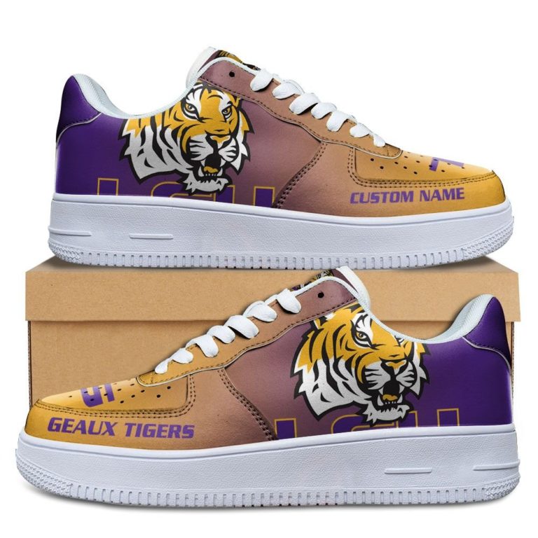 LSU Tigers Custom AF1 Sneakes