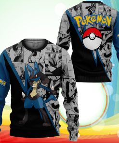 Lucario Sweatshirt Anime Pokemon Sweater