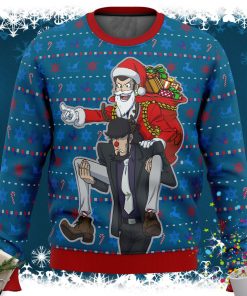Lupin the 3rd Run Run Rudolph Ugly Christmas Sweater Lupin the 3rd Run Run Rudolph Ugly Christmas Sweater