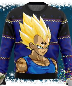 Majin Vegeta dbz Ugly Christmas Sweater