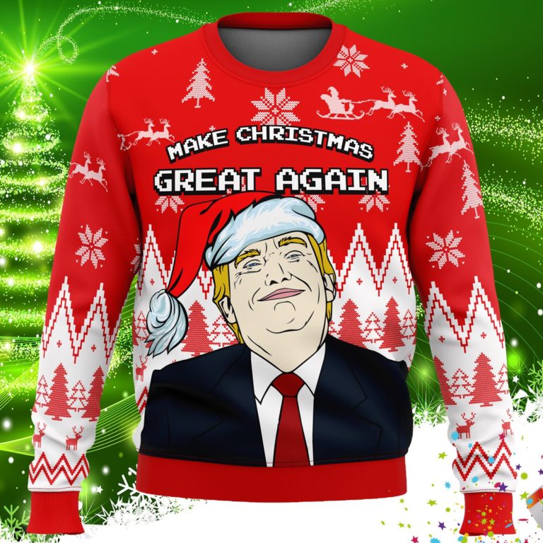 Trump Make Christmas Great Again Ugly Christmas Sweater