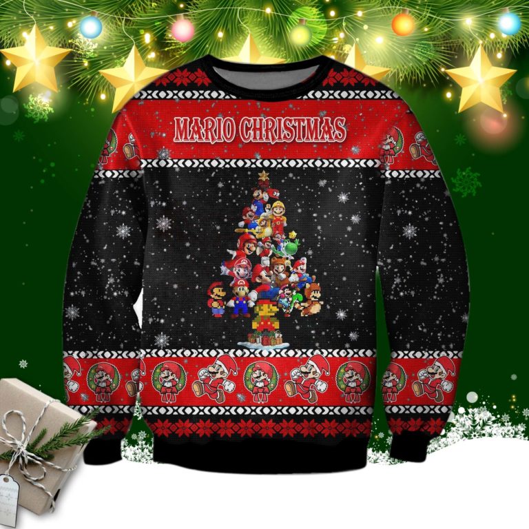 Mario Ugly Christmas Sweatshirt