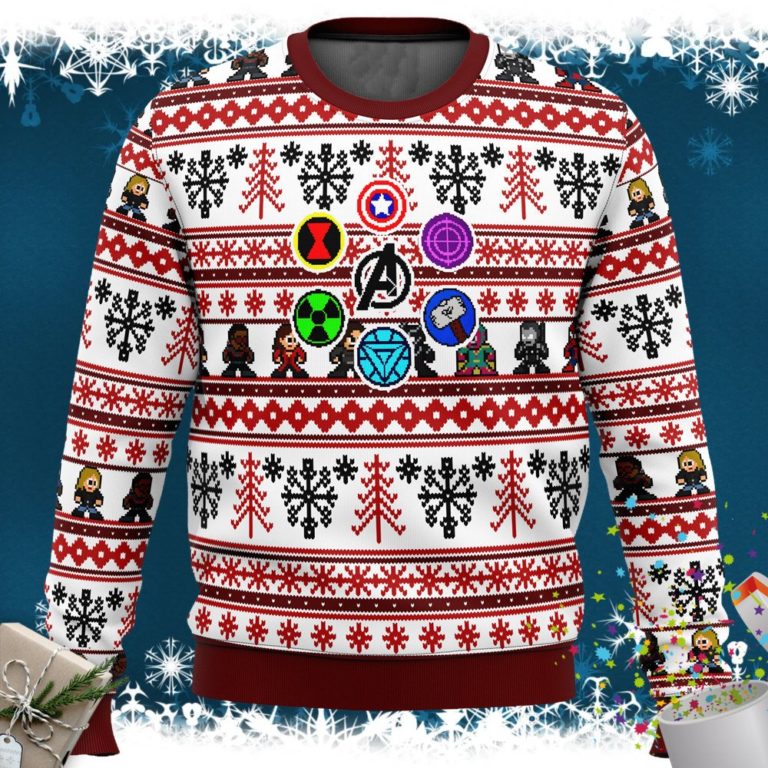 Marvel Avengers Retro Ugly Christmas Sweater