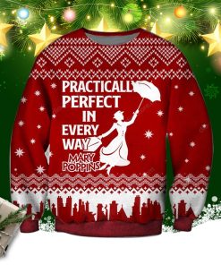 Mary Poppins Knitting Pattern 3d Print Ugly Christmas Sweater