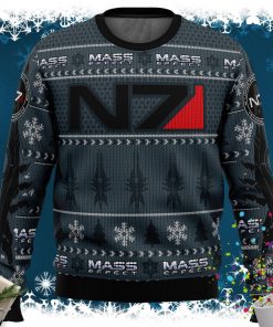 Mass Effect N7 Ugly Christmas Sweater