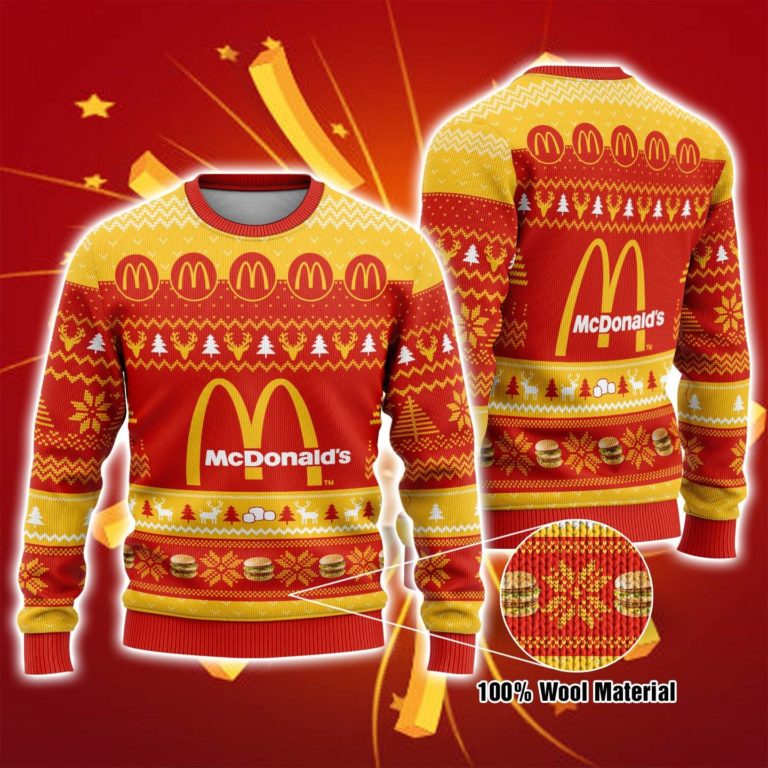 Mcdonald Ugly Christmas Sweatshirt