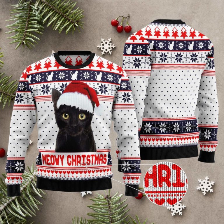 Meowy Christmas Ugly Christmas Sweater