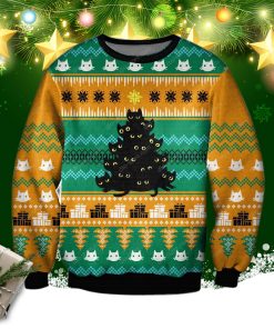 Meowy Christmas Ugly Christmas Sweater, Sweatshirt
