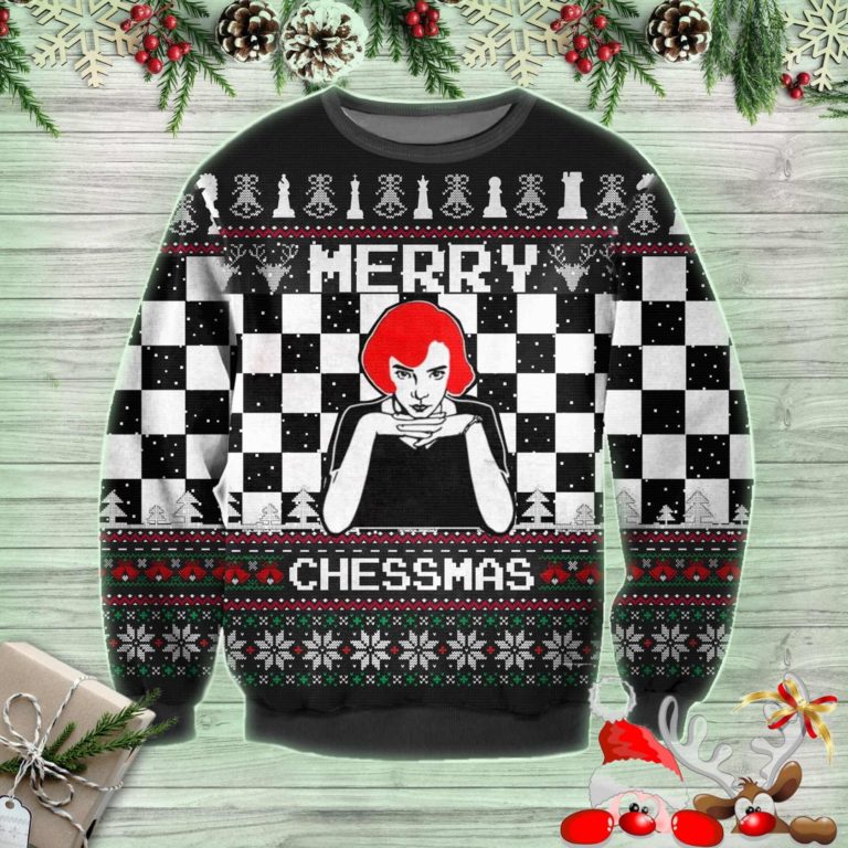 Merry Chessmas Ugly Christmas Sweatshirt