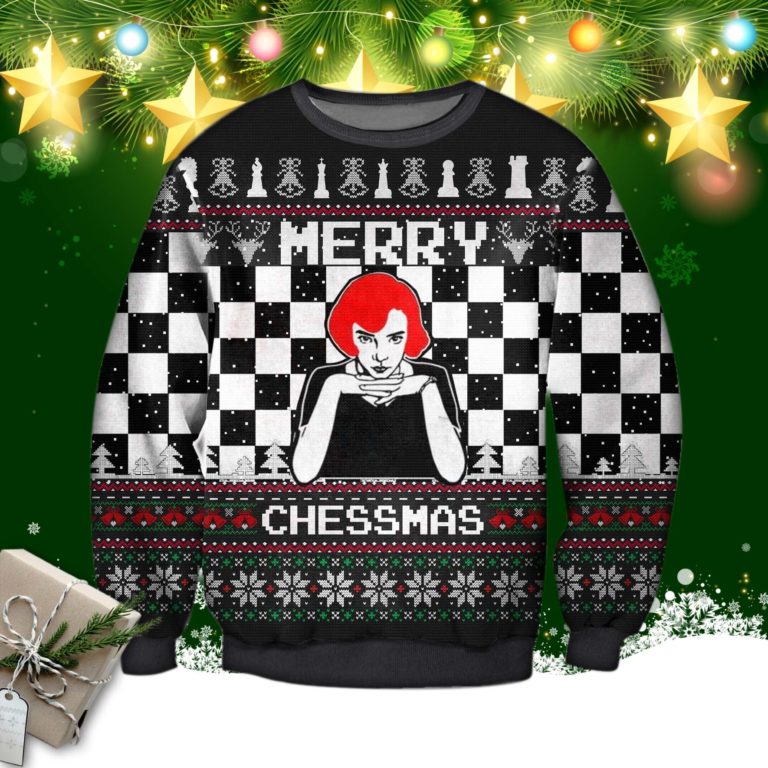 Merry Chessmas Ugly Christmas Sweatshirt