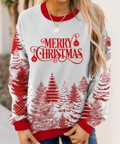 Merry Christmas All Over Print Sweatshirt