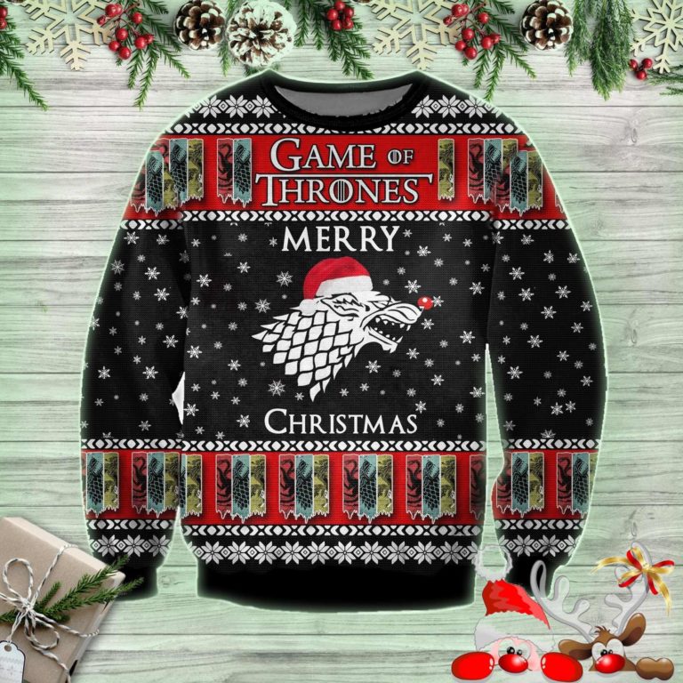 Merry Christmas Game Of Thrones Ugly Sweatshirt